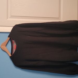 Mens Izod Black Sweatshirt Size Large